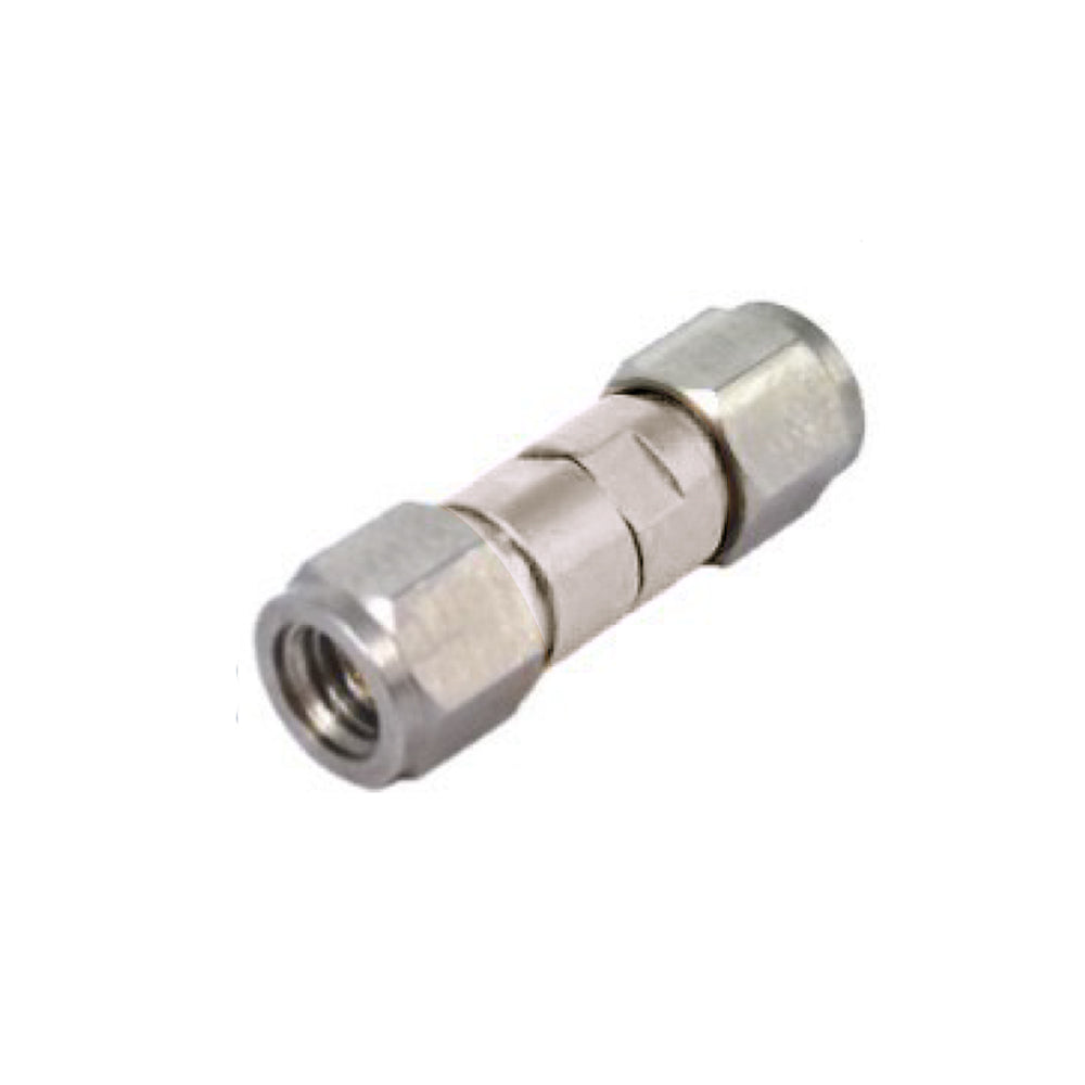 PRF10MM  1.0mm male to 1.0mm male adapter  VSWR=1.4 MAX - Precisionrf Electronics 