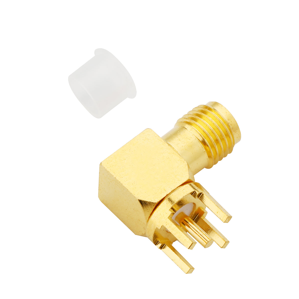 SMA  PCB Edge Mount Connector   701301 - Precisionrf Electronics 