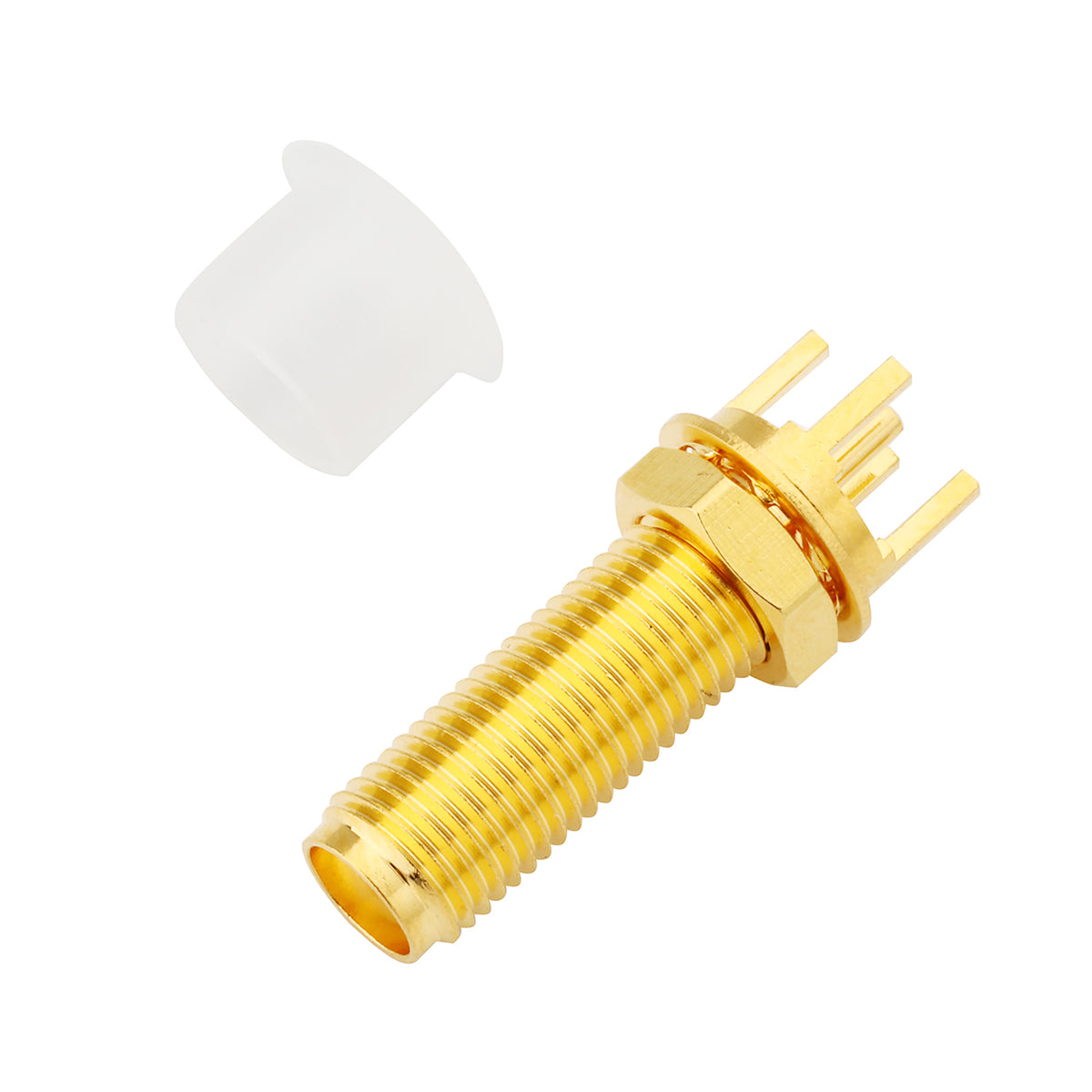 SMA  PCB Edge Mount Connector   701491 - Precisionrf Electronics 