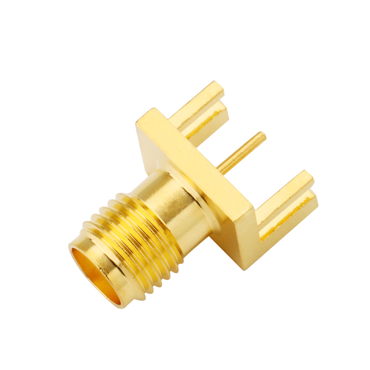 SMA  PCB Edge Mount Connector   701801 - Precisionrf Electronics 