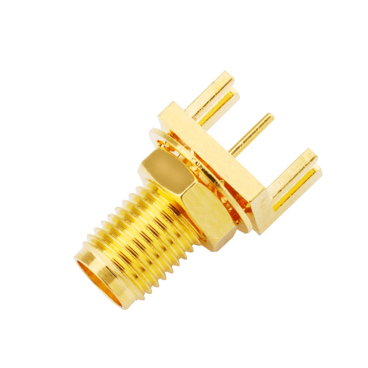 SMA  PCB Edge Mount Connector  701871 - Precisionrf Electronics 