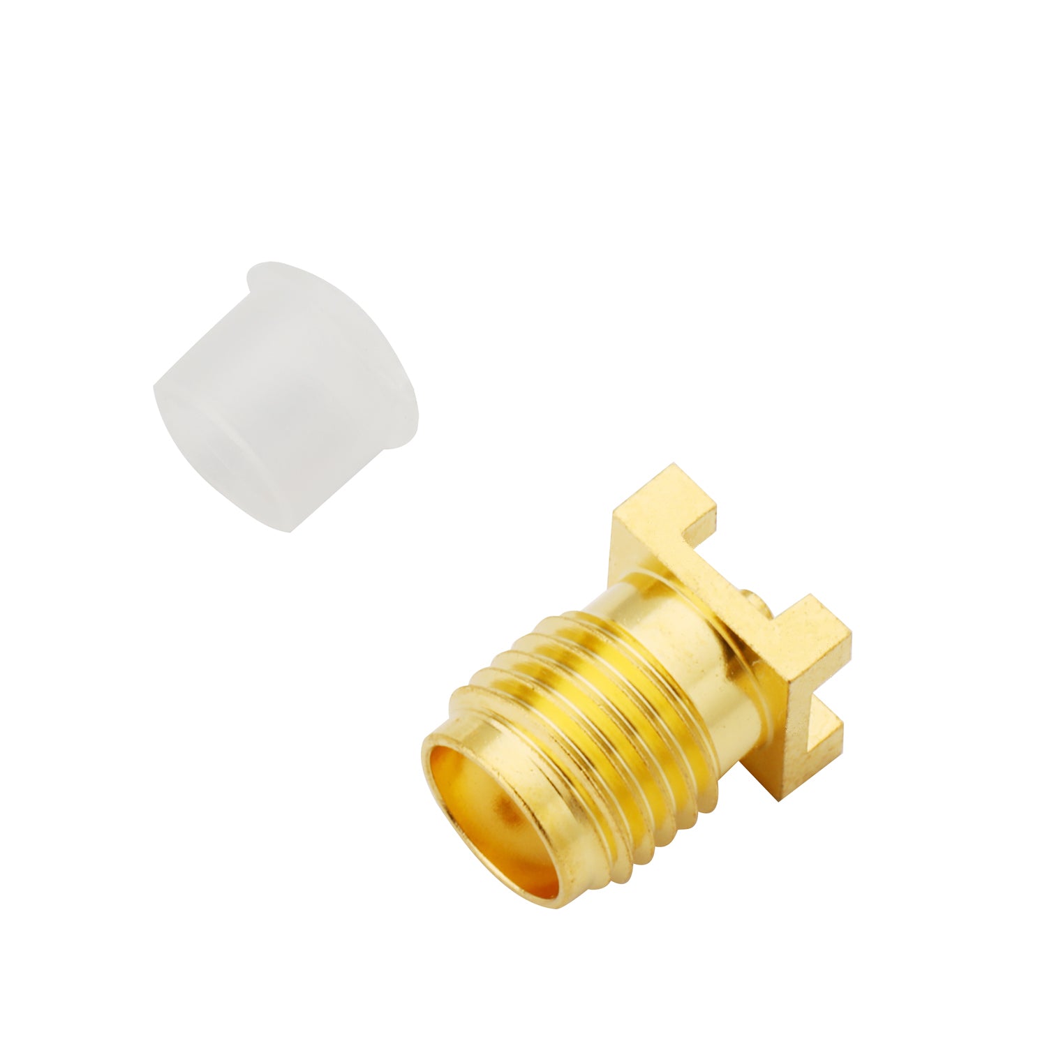 SMA  PCB Edge Mount Connector   711201 - Precisionrf Electronics 